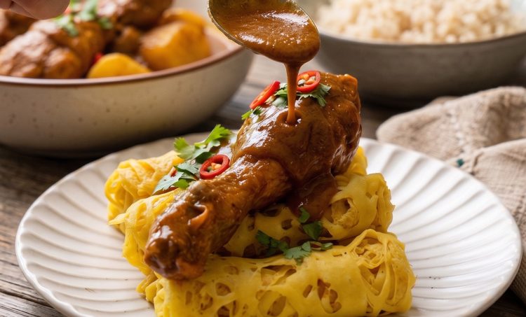 Bosen olahan ayam itu-itu saja? Cobain resep kari ayam roti jala ini yuk, ternyata gampang