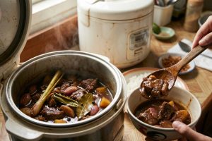 Cara membuat semur daging di magic com, mudah dan tetap lezat