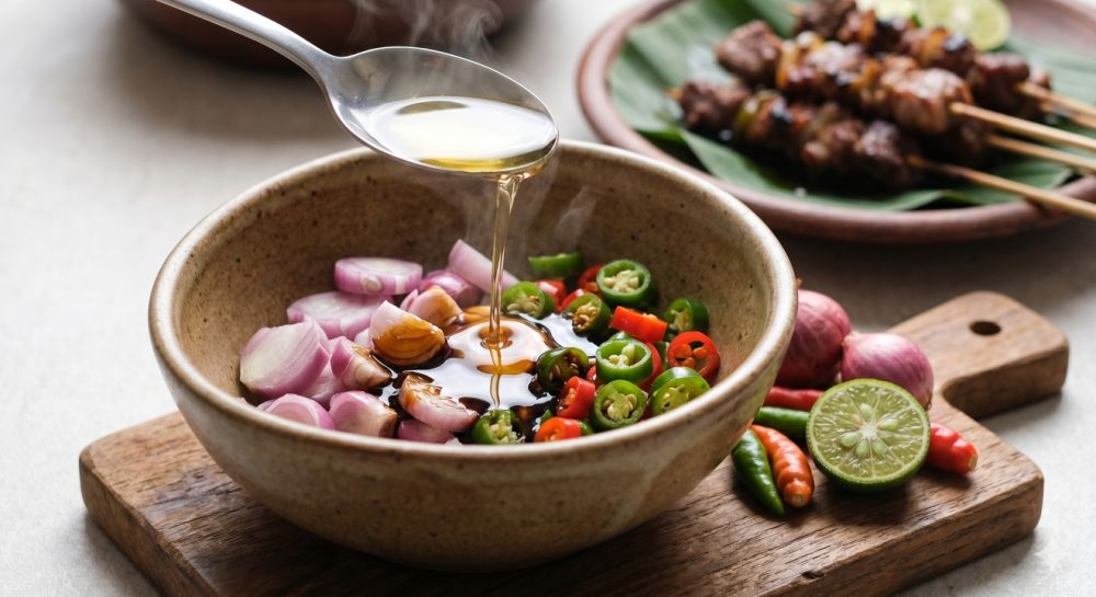 Cara bikin sambal sate awet dan tidak cepat basi, hindari 3 kesalahan ini