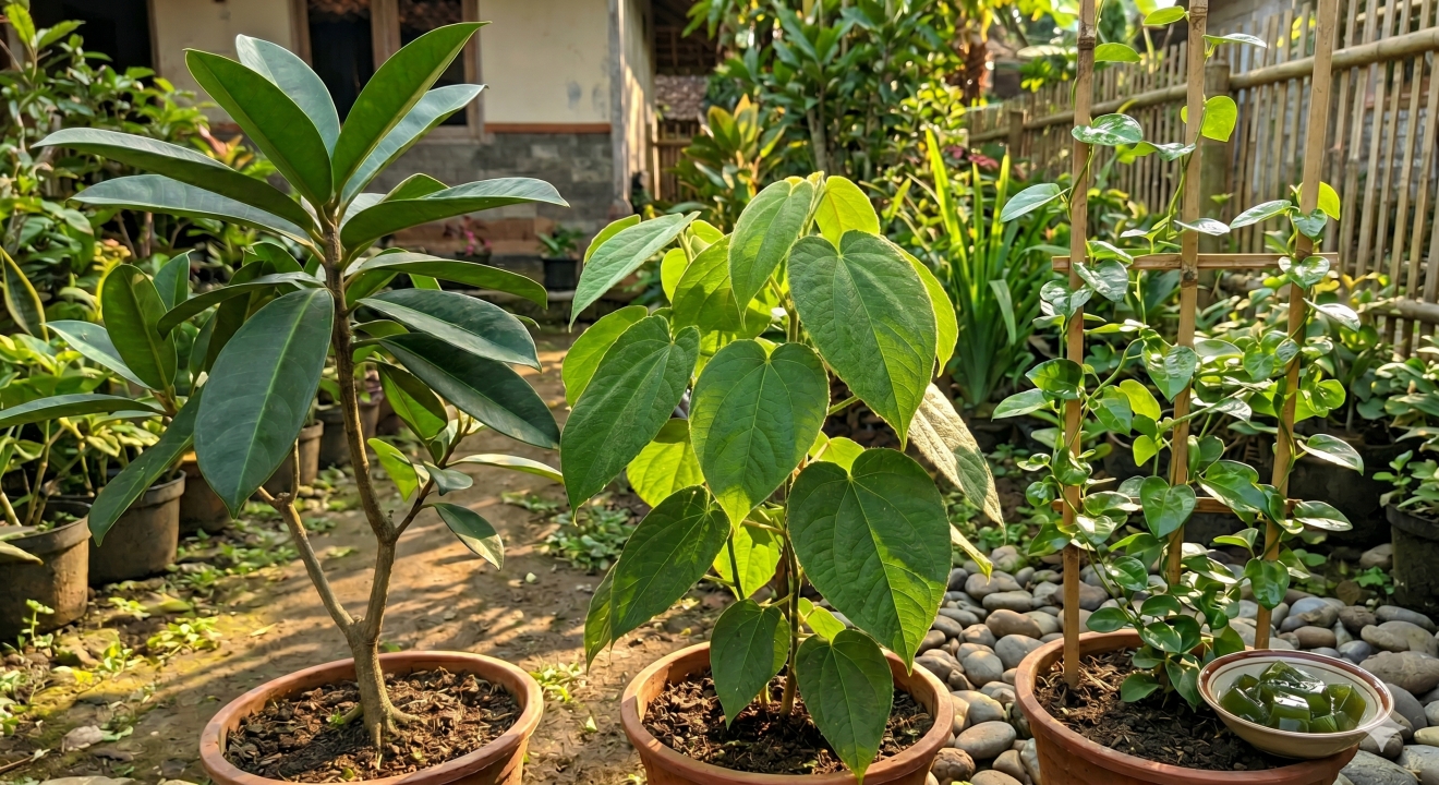 Cara menanam daun cincau hijau di rumah agar subur, daunnya lebat dan cepat dipanen