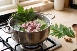 Daging kambing alot dan bau? Coba rebus pakai 2 daun ini, hasilnya mengejutkan