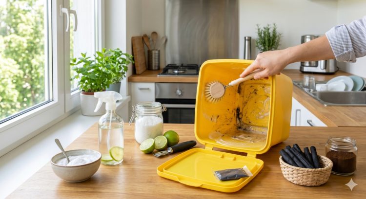 Kenapa tempat sampah dapur tetap bau setelah dibersihkan dan cara mengatasinya