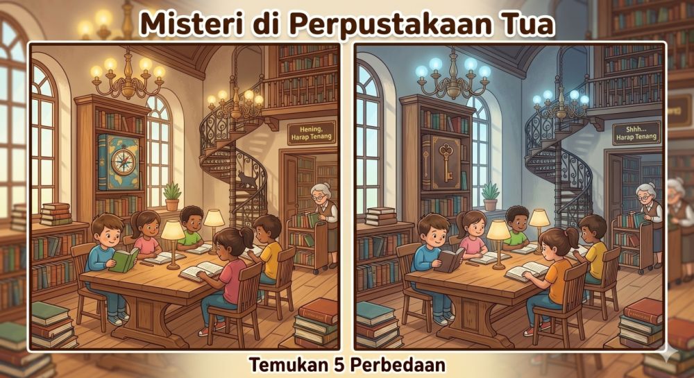 5 Tebak-tebakan cari perbedaan gambar paling deep, bantu asah imajinasi dan observasi visual