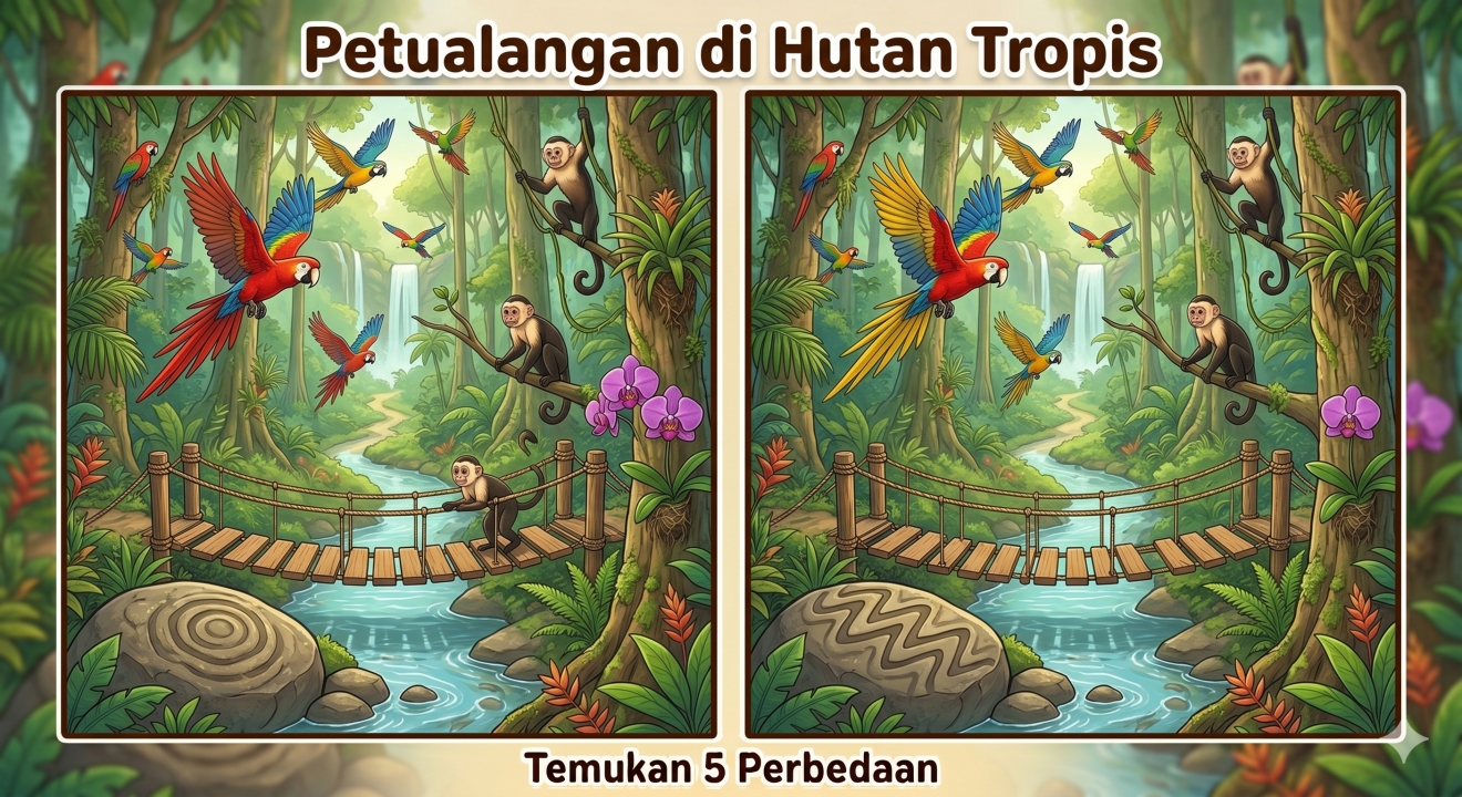 5 Tebak-tebakan cari perbedaan gambar paling deep, bantu asah imajinasi dan observasi visual
