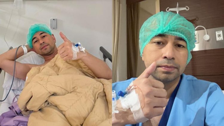 Kondisi kesehatan Raffi Ahmad usai tindakan medis pengangkatan benjolan jinak