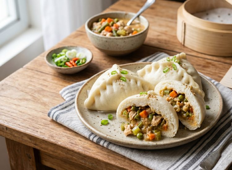 Cobain resep roti kukus ragout ayam sayur, cocok untuk mealprep dan masaknya gampang