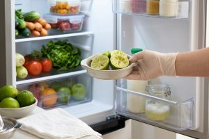 Sisa jeruk nipis di dapur bisa dimanfaatkan untuk mengurangi bau kulkas, begini langkahnya