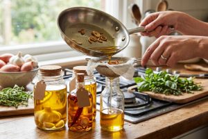 4 Cara memanfaatkan minyak bekas goreng bawang jadi minyak aromatik untuk masak