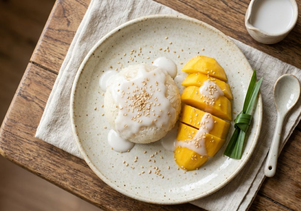 Resep mango sticky rice legit dan mudah buatnya, yuk bawa rasa streetfood Thailand ke dapur!