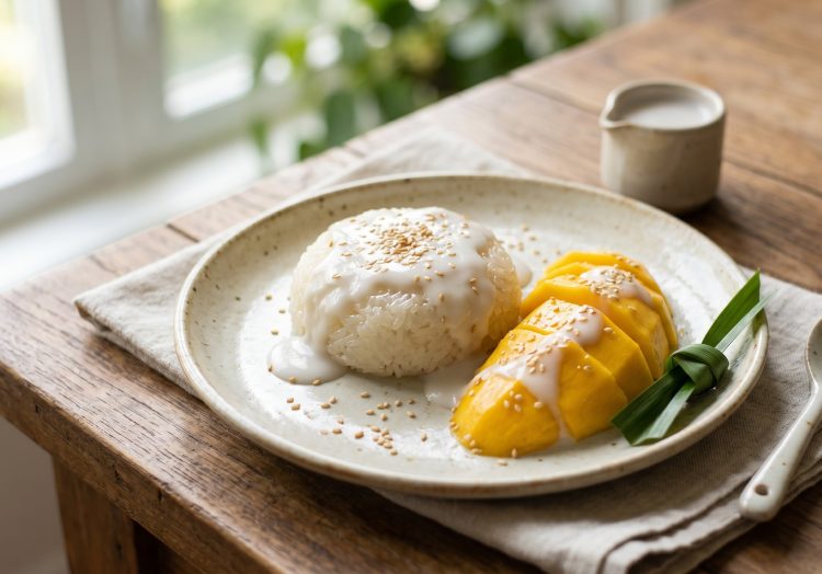 Resep mango sticky rice legit dan gampang buatnya, yuk bawa rasa streetfood Thailand ke dapur!