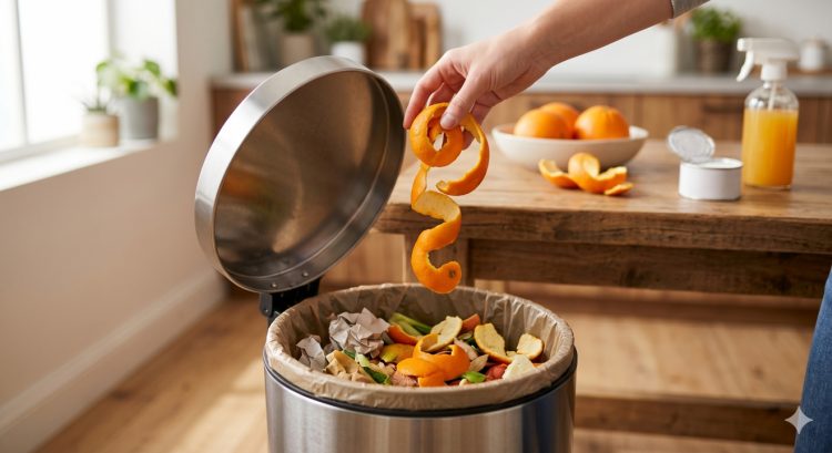Kulit jeruk manis ternyata bisa mengurangi bau tempat sampah dapur, begini 5 caranya