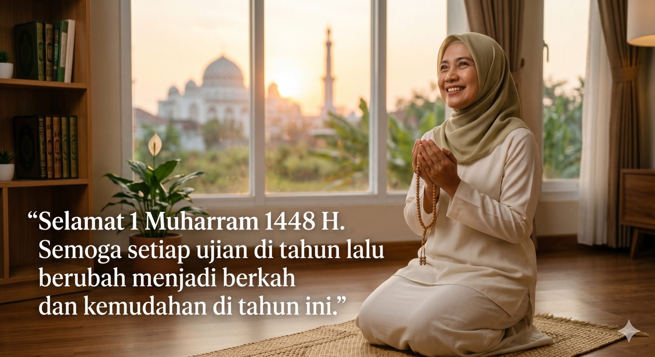 50 Ucapan Tahun Baru Islam 1 Muharram 1448 H yang singkat dan menyentuh