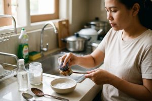 Trik anti ribet atasi sendok berkarat, modal 2 bahan dapur yang selalu ada tanpa rendam air panas