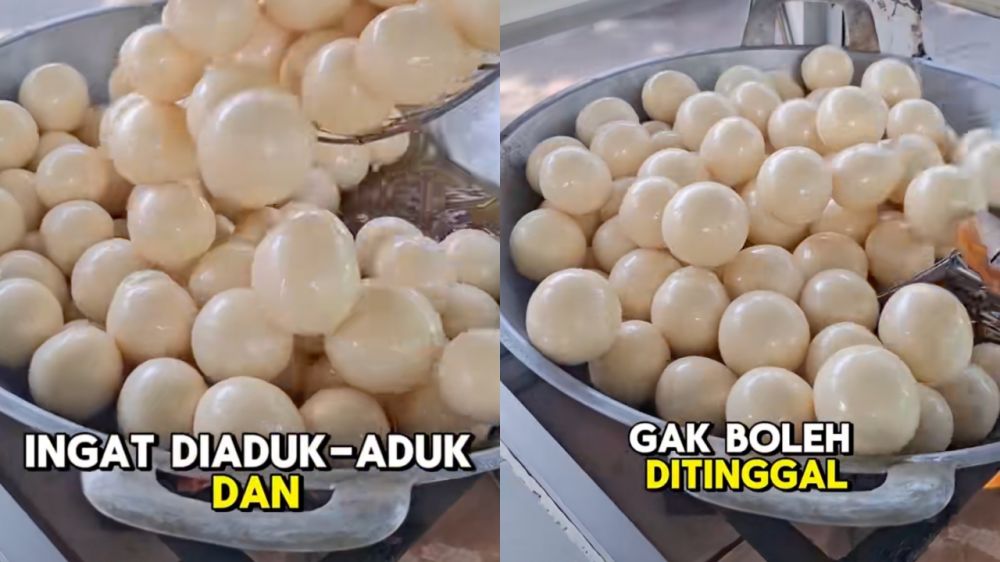 Trik menggoreng tahu bulat agar tidak kisut, hasilnya seperti di abang-abang pedagang