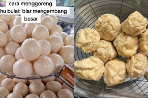 Trik menggoreng tahu bulat agar tidak kisut, hasilnya seperti di abang-abang pedagang