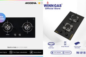 5 Rekomendasi kompor gas tanam yang mudah perawatannya, lebih estetik dan sesuai budget