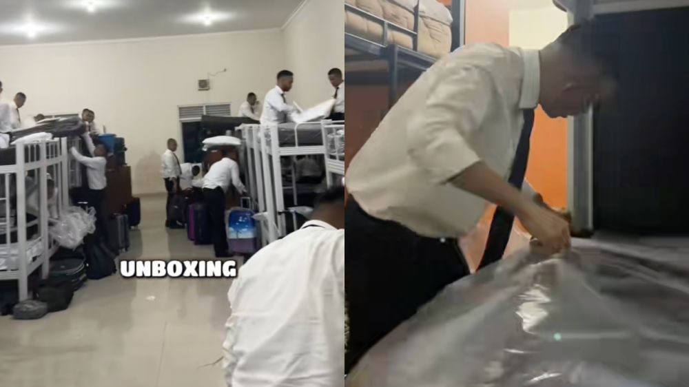 9 Potret calon manajer Kopdes Merah Putih pendidikan & pelatihan militer, 1 ruangan bareng 150 orang