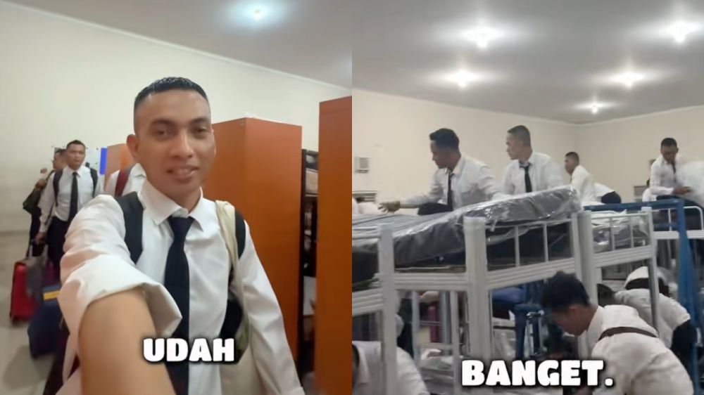 9 Potret calon manajer Kopdes Merah Putih pendidikan & pelatihan militer, 1 ruangan bareng 150 orang