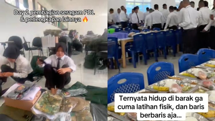 9 Potret calon manajer Kopdes Merah Putih pendidikan & pelatihan militer, 1 ruangan bareng 150 orang