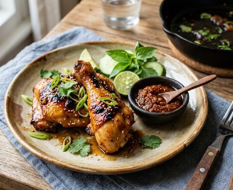 Resep ayam panggang madu tanpa oven tapi tetap lezat dan bumbu meresap, yuk cobain!