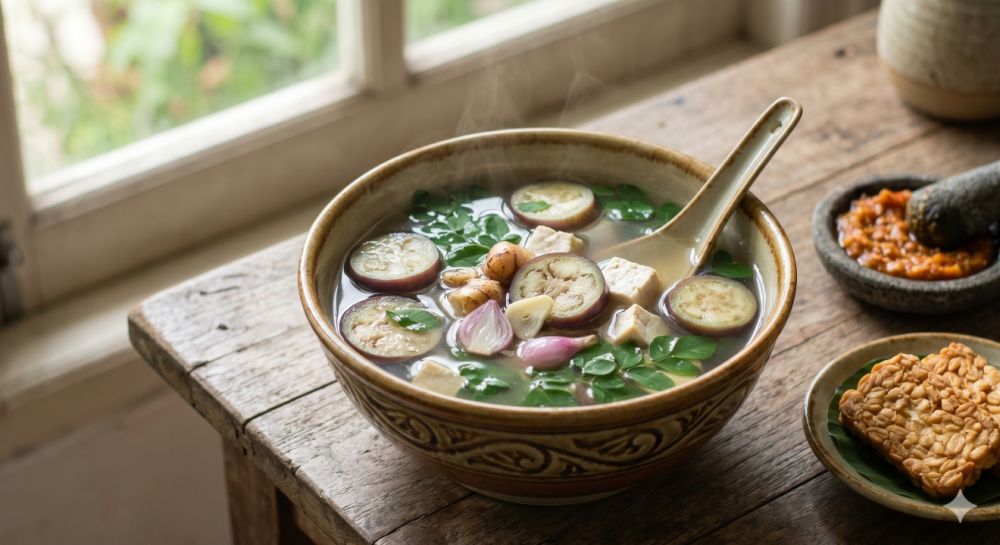 7 Resep terong ungu berkuah tahu yang enak, segar, dan ekonomis untuk menu harian