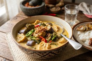 7 Resep terong ungu berkuah tahu yang enak, segar, dan ekonomis untuk menu harian