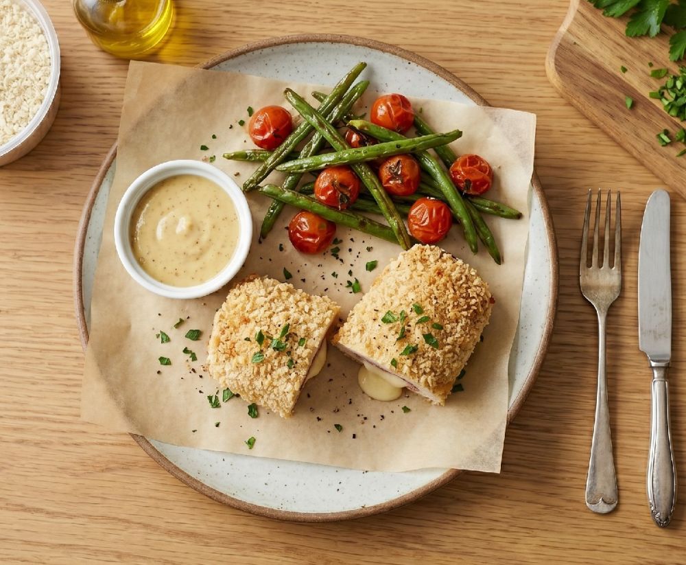 Resep chicken cordon bleu lezat dengan minyak sedikit, lebih sehat dan masaknya ternyata gampang
