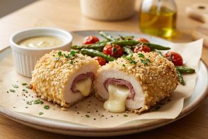 Resep chicken cordon bleu lezat dengan minyak sedikit, lebih sehat dan masaknya ternyata gampang