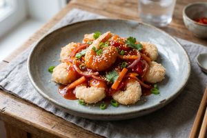 Resep udang tepung asam manis yang minim minyak, rasa tetap lezat dan lebih sehat dari versi biasa