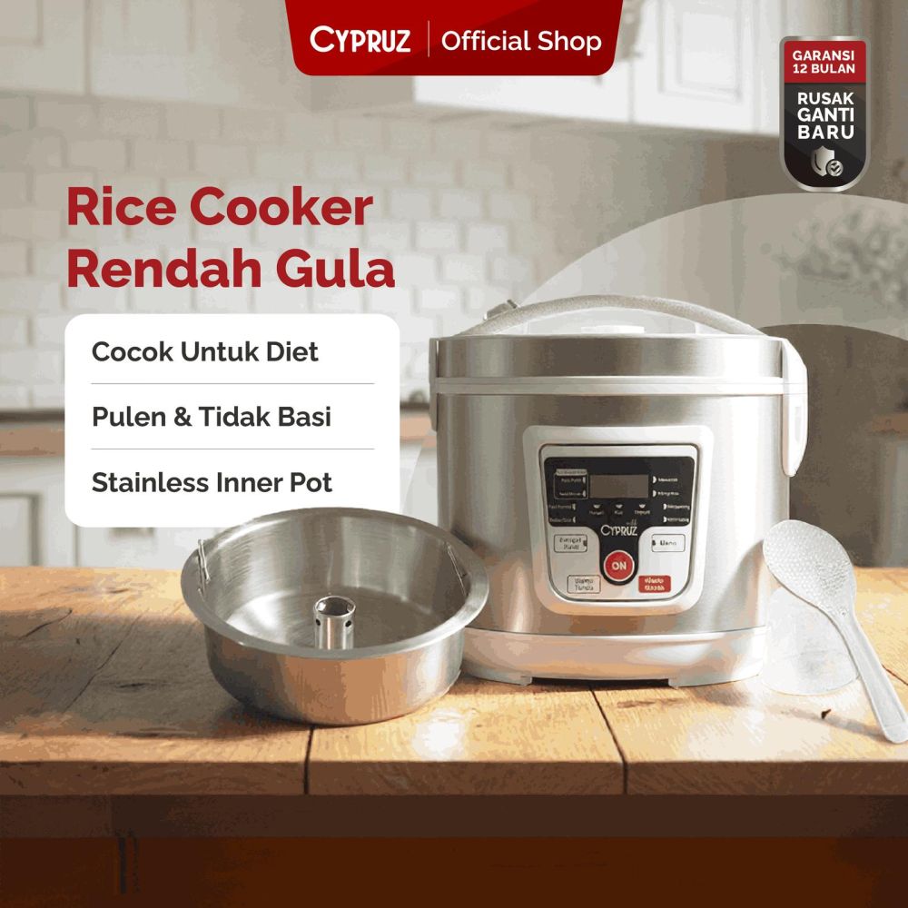 5 Rekomendasi rice cooker low sugar terbaik, lebih sehat dari nan biasa dan ramah dompet
