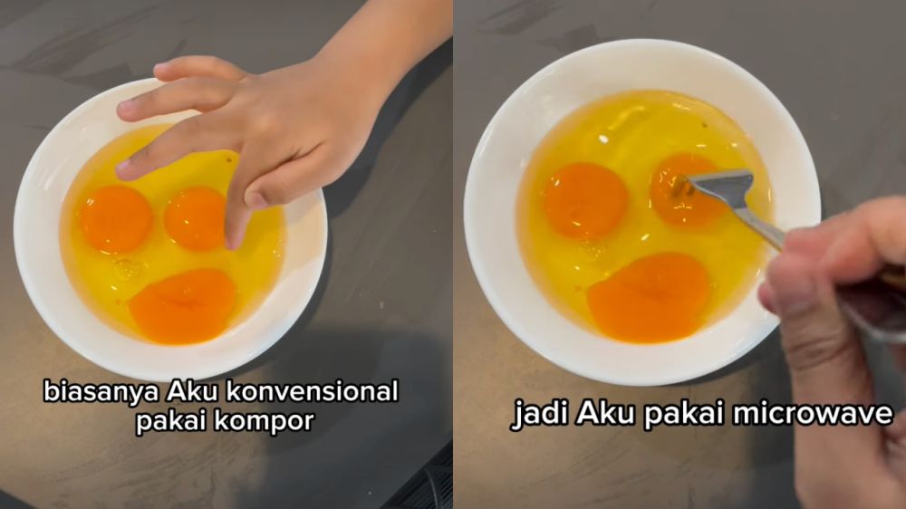 Rebus telur di microwave kantor jangan sampai meledak, ini caranya yang tepat dan aman