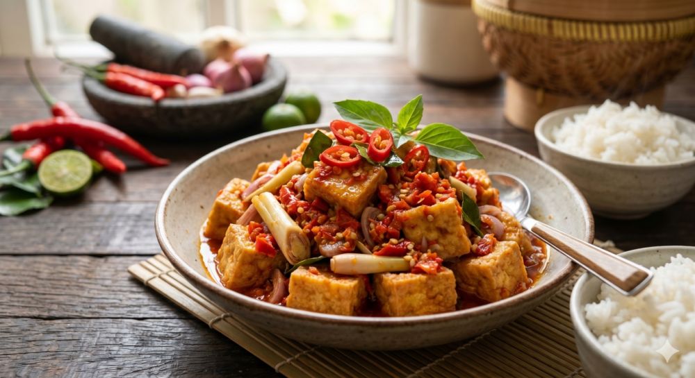 7 Resep olahan tahu pedas praktis kawan nasi hangat dan ramuan meresap sempurna
