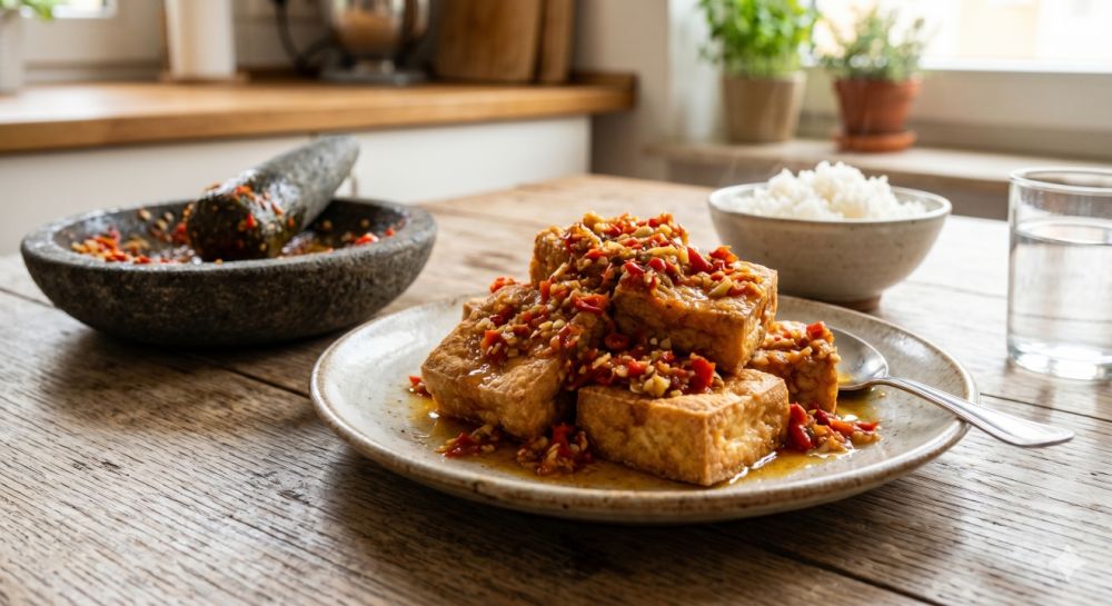 7 Resep olahan tahu pedas praktis kawan nasi hangat dan ramuan meresap sempurna