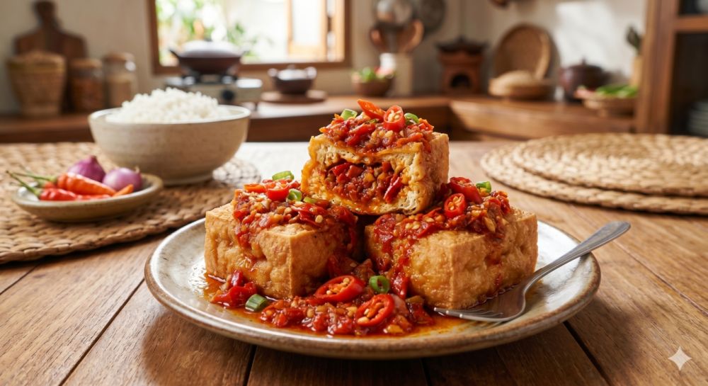 7 Resep olahan tahu pedas praktis kawan nasi hangat dan ramuan meresap sempurna