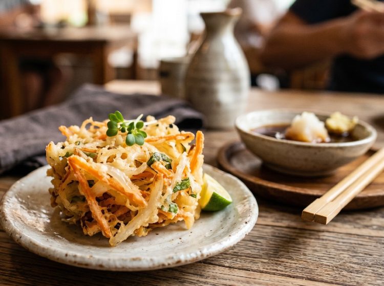 Resep kakiage krispi mirip bakwan sayur ala resto udon, rasanya mantab dan bikinnya gampang