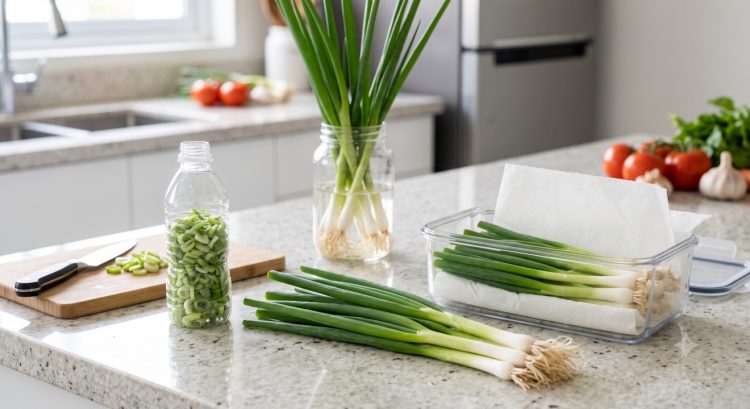 Sayang kalau dibuang, cara menyimpan daun bawang biar nggak cepat menguning dan bolak-balik pasar