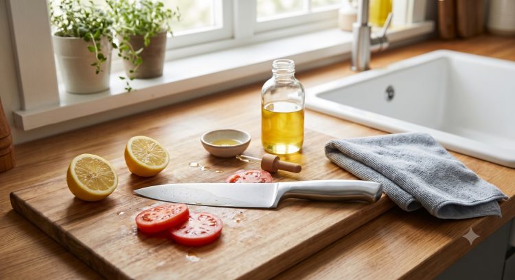 Cara menjaga ketajaman pisau dapur dan nggak cepat kusam walau sering dipakai memotong bahan asam