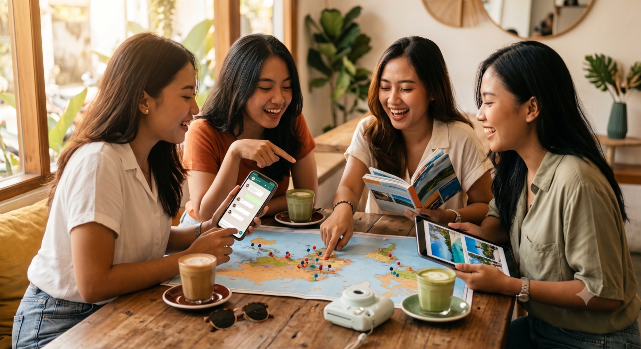 150 Ide nama grup bestie perempuan di WhatsApp aesthetic 2026