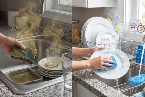 Cara mengatasi spons cuci piring bau agar alat dapur dan makan nggak ikutan apek dan amis