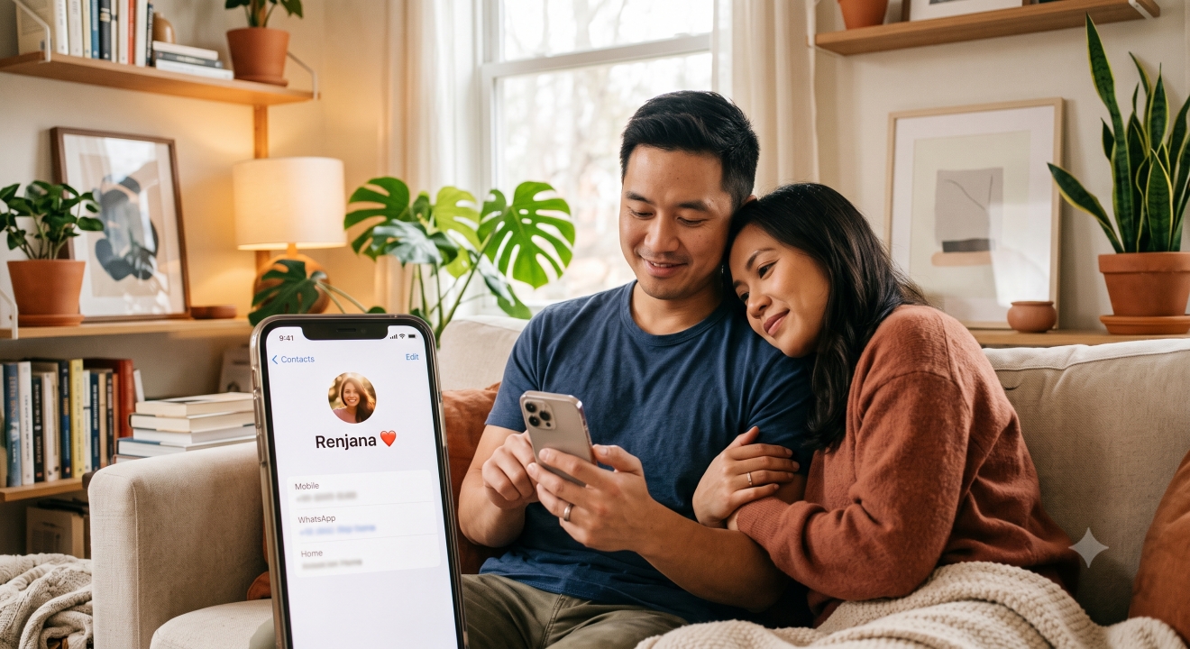 100 Ide nama kontak istri yang unik, romantis, dan penuh makna