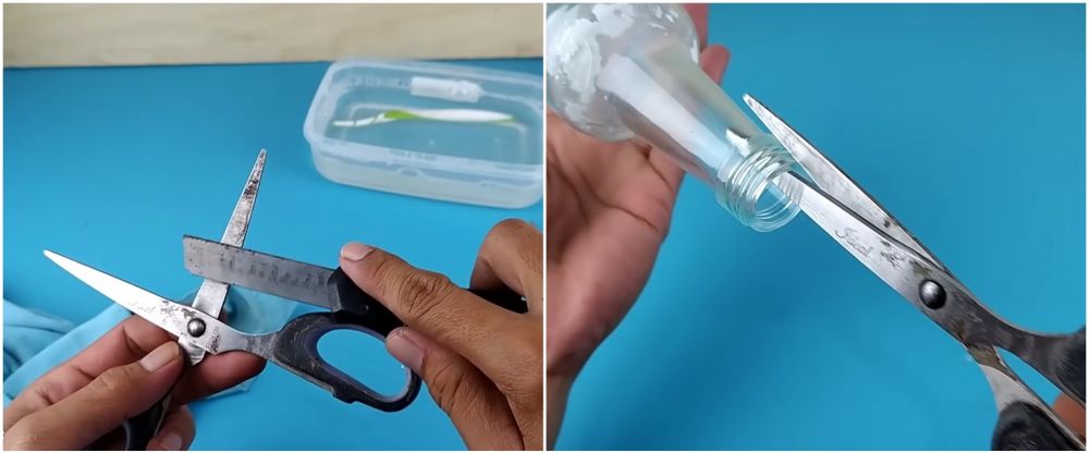 Cara menajamkan gunting tumpul dan berkarat di rumah, modal sabun cuci piring dan botol sirup