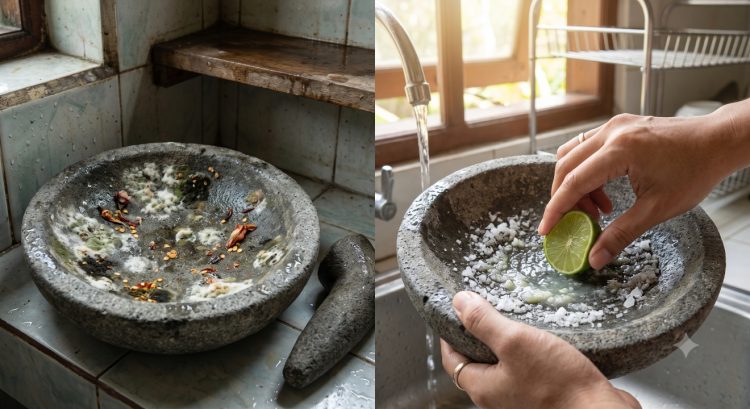 Jangan langsung dibuang! Ini alasan cobek batu mudah berjamur dan cara mengatasinya