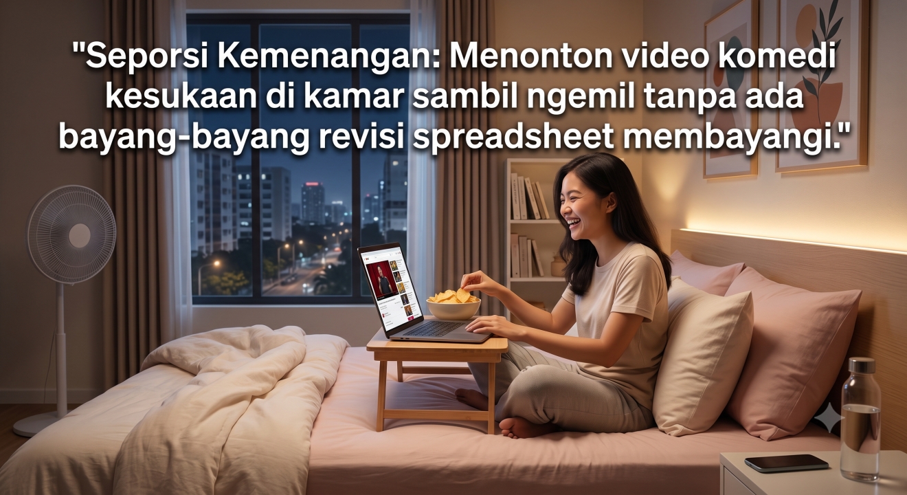 150 Status WA “Seporsi Kemenangan Budak Korporat” kocak sindir halus deadline 2026