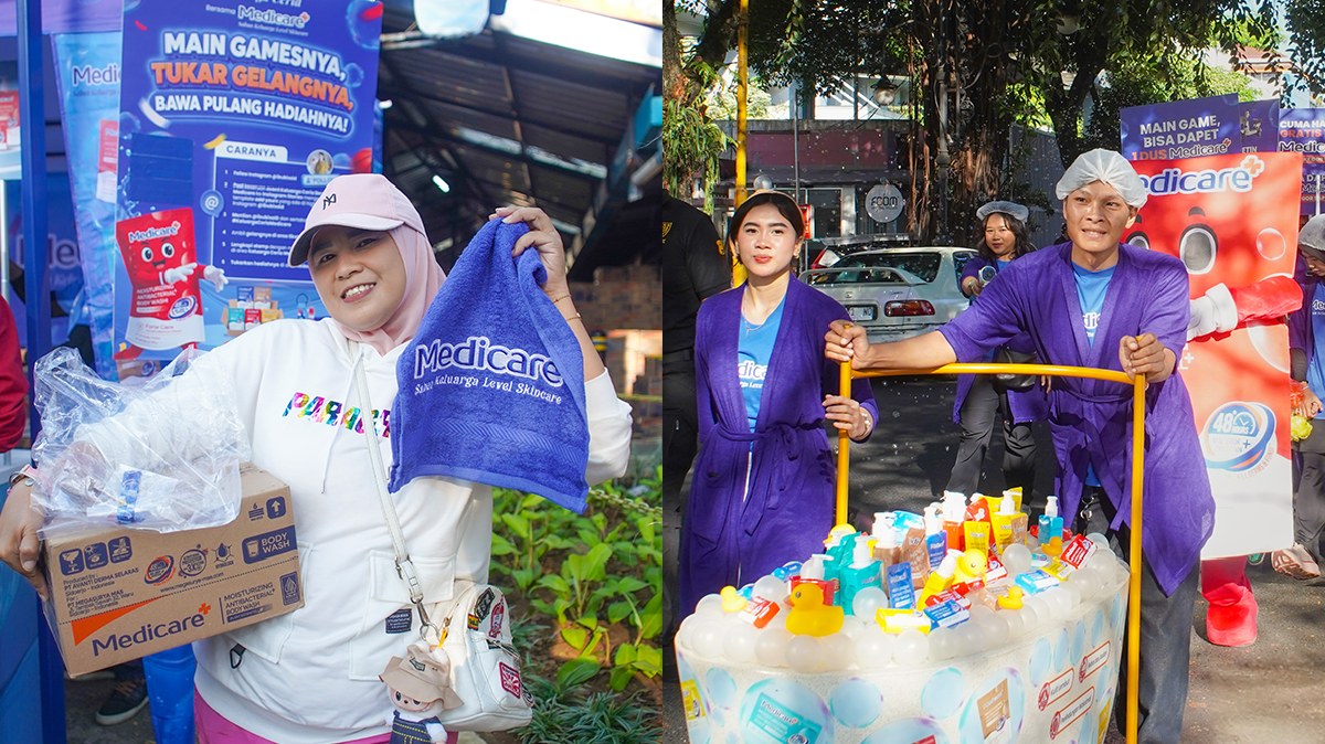 Heboh parade Bathtub Keluarga Ceria Bersama Medicare di Bandung, ada bagi-bagi bonus 1 kardus!