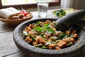 Resep sambal tempe lamtoro kemangi untuk lauk rumahan simpel