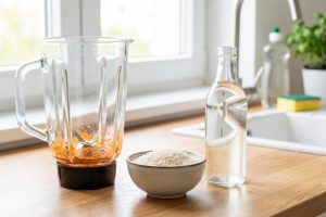 Trik menghilangkan bau blender dengan cuka dan beras, cocok untuk bekas bumbu dan sambal