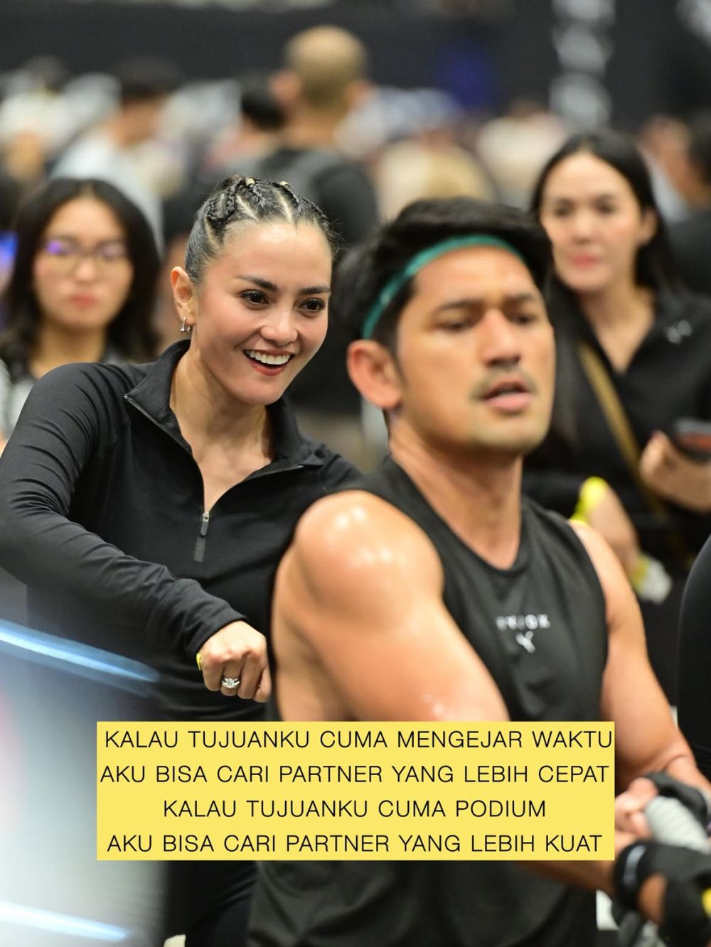 Inspirasi buat suami, cerita Ibnu Jamil ikut Hyrox bareng istri buat bangun memori indah bareng-bareng