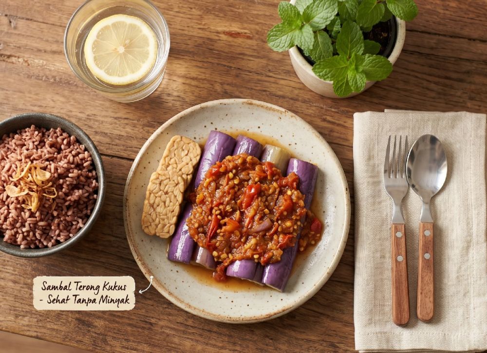 Resep sambal terong kukus yang lezat dan tetap sehat, solusi cerdik bagi yang hindari masakan goreng