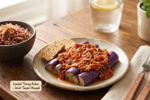 Resep sambal terong kukus yang lezat dan tetap sehat, solusi cerdik bagi yang hindari masakan goreng