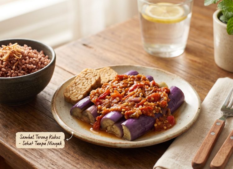 Resep sambal terong kukus yang lezat dan tetap sehat, solusi cerdik bagi yang hindari masakan goreng
